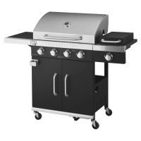 Grillmeister Plynový gril 19,7 kW, 4 + 1 keramický hořák