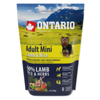 Ontario Adult Mini Lamb & Rice 0,75kg