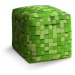 Sablio Taburet Cube Green Blocks 3D: 40x40x40 cm