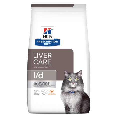 Hill's Prescription Diet l/d Liver Care s kuřecím - výhodné balení: 3 × 1,5 kg Hills