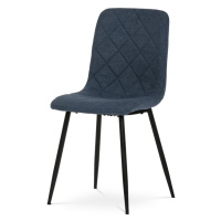 Jídelní židle SOVA — kov, látka, více barev Modrá