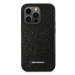 Karl Lagerfeld KLHCP14LG2ELK hard silikonové pouzdro iPhone 14 PRO 6.1" black Glitter Plaque Log