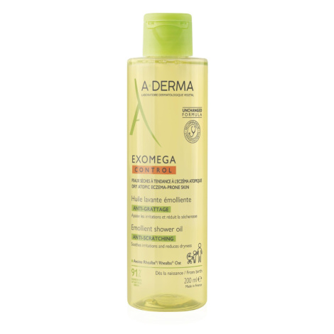 A-Derma Exomega Control Zvláčňující sprchový olej 200 ml