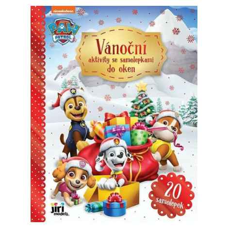 Vánoční aktivity se samolepkami do oken Tlapková patrola JM - Jiří Models