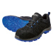 PARKSIDE® Pánská kožená bezpečnostní obuv S3 (44, černá/modrá)