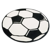 Dětský kusový koberec Prime Pile Fussball 100015 150 × 150 o cm