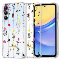 Silikonový obal na Samsung Galaxy A55 5G Tech-Protect FlexAir+ Garden Floral