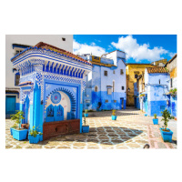 Fotografie Beautiful view of the square in, Elena-studio, 40 × 26.7 cm