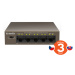 Tenda TEF1105P-4-63W PoE AT switch 4x PoE 802.3af/at, 5x 100Mb/s, PoE celkem 63W, fanless, PoE+