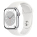 Chytré hodinky Apple Watch Series 8 (MP6N3CS/A) / 45 mm / 32 GB / GPS / Silver/White Varianta: i