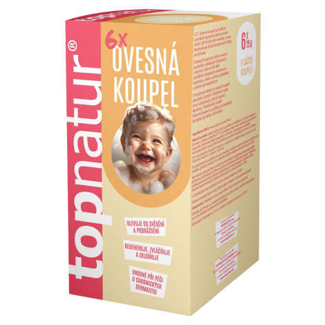 TOPNATUR Ovesná koupel pro děti 6 x 25 g