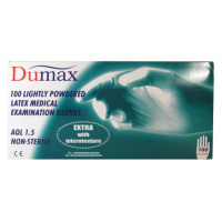 Rukavice DUMAX latex.nest.XL 100ks pudr