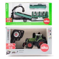 SIKU - Control - RC traktor Fendt 939 s ovladačem + zelený přívěs Oehler 1:32