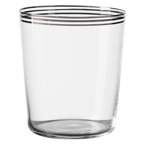 Poháry Tumbler se třemi pruhy v platinové barvě 440 ml set 6 ks -–21st Century Glas - 322177