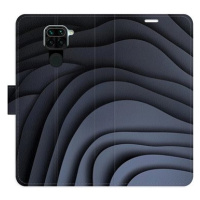 iSaprio Flip pouzdro Dark Waves pro Xiaomi Redmi Note 9