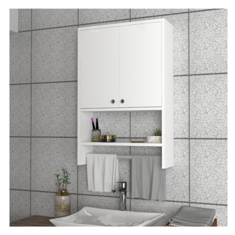 Koupelnová nástěnná skříňka VIRA 90x59 cm bílá Donoci