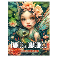 Fairies & Dragons 3, antistresové omalovánky, Max Brenner