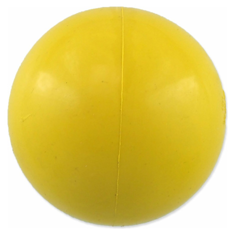 Hračka Dog Fantasy míč tvrdá žlutá 6cm