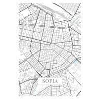 Mapa Sofie white, 26.7 × 40 cm