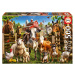 Puzzle Farmyard Buddies Educa 500 dílků a Fix lepidlo