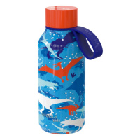 QUOKKA - KIDS Nerezová láhev / termoska s poutkem DINOSAURS, 330ml, 40141