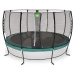 Trampolína s ochrannou sítí Lotus Classic Exit Toys průměr 427 cm zelená