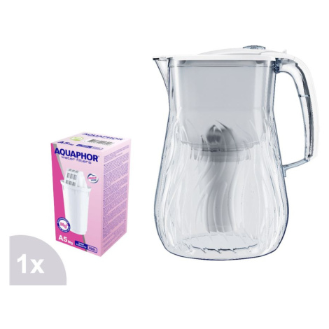 Aquaphor Orleans filtrační konvice bílá 4,2 l + 1 ks filtru A5 Mg+ obohacený o hořčík