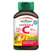 Jamieson Vitamin C 500 mg tropické ovoce cucací 120 tablet