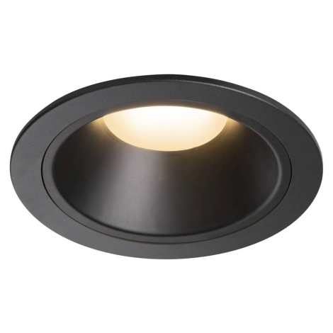 SLV BIG WHITE NUMINOS DL XL vnitřní LED zápustné stropní svítidlo černá/černá 3000 K 40° 1004012