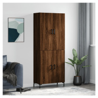 vidaXL Skříň highboard hnědý dub 69,5 x 34 x 180 cm kompozitní dřevo