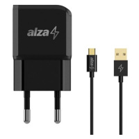 AlzaPower Smart Charger 2.1A černá + Core Micro USB 1m černý