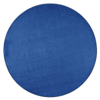 Hanse Home Collection koberce Kusový koberec Nasty 101153 Blau kruh - 133x133 (průměr) kruh cm