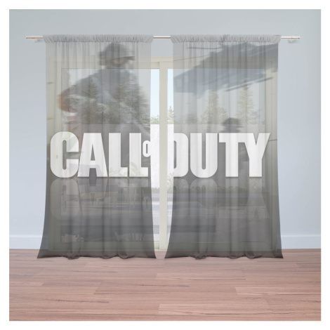 Sablio Záclony Call of Duty Vrtulník: 2ks 150x250cm