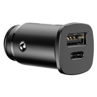 Nabíječka do auta Baseus Square Car Charger PPS QC4.0 / PD3.0 5A 30W (Black)