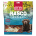 Pochoutka Rasco Premium uzly bůvolí 5cm s kachním masem 500g