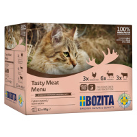 Bozita kousky v omáčce nebo želé kapsičky, 12 x 85 g - 20 % sleva - míchané balení masové menu (