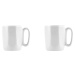 Bílé hrnky na espresso z kameniny v sadě 2 ks 80 ml Fuori – Vialli Design