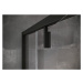 Ravak Nexty NDOP2-100 černá+Transparent, sprchové otevírací dveře 100 cm s pevným dílem
