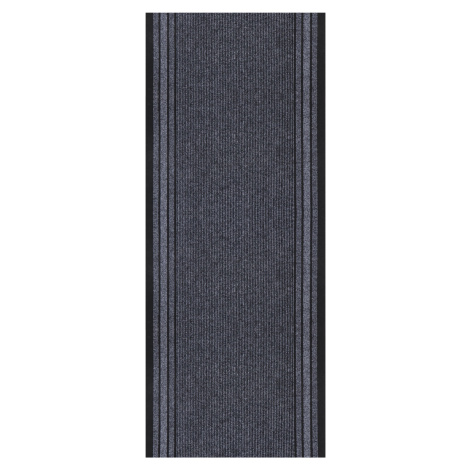 Spoltex, Protiskluzový běhoun na míru Rekord 802 šedá, šíře 80 cm, šedá, chodba / předsíň