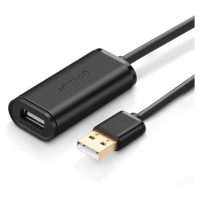 Prodlužovací kabel USB 2.0 UGREEN US121, aktivní, 15 m (černý)