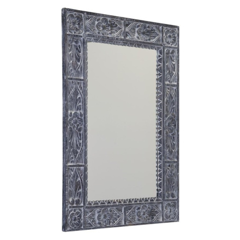 SAPHO UBUD zrcadlo ve vyřezávaném rámu 70x100cm, šedá IN231