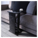 Kalune Design Odkládací stolek Pasific černý