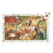 DJECO Vyhledávací puzzle Koně - 200 pcs