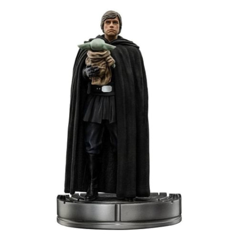 Figurka Star Wars: The Mandalorian - Luke Skywalker and Grogu Art Scale 1/10 Iron Studios