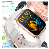 Chytré Hodinky Dámské Vodotěsné Hodinky Pl Menu Hovory Smart Watch 3 Řemínky