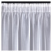 Dekorační záclona s leskem s řasící páskou ALLA bílá 140x270 cm (cena za 1 kus) MyBestHome