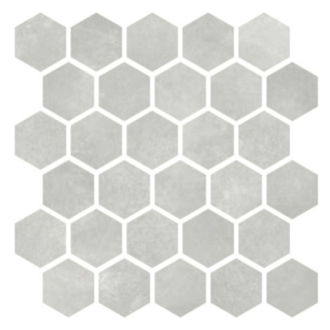 Mozaika Cir Materia Prima grey vetiver hexagon 27x27 cm lesk 1069911