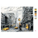 Malování podle čísel - ŽLUTÉ TAXÍKY V NEW YORKU Rozměr: 40x50 cm, Rámování: bez rámu a bez vypnu