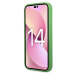 Lacoste Iconic Petit Pique Logo kryt iPhone 14 Pro zelený
