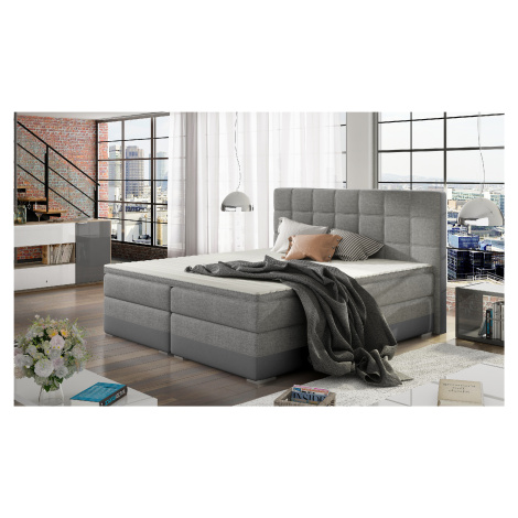 Boxspring Damaso Rozměr: 140 x 200 cm, látka: Sawana 21/Soft 29
